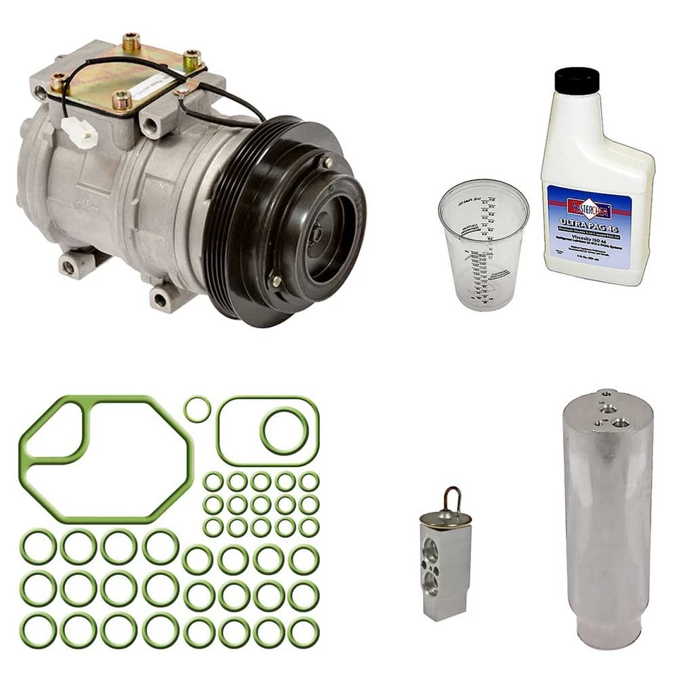 For Toyota 4Runner 1996-2001 Omega AC Compressor w/ A/C Repair Kit TCP - Image 1 of 1