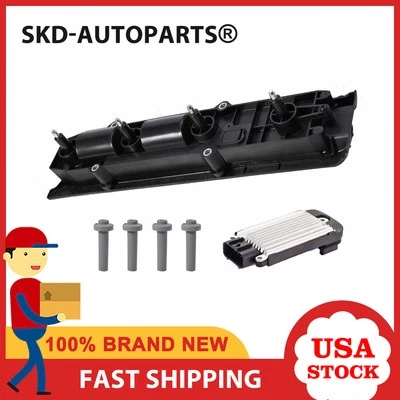 Ignition Coil Kit For 2004-2006 Chevrolet Malibu 2002-2007 Saturn UF391 LX981 - Image 1 of 4