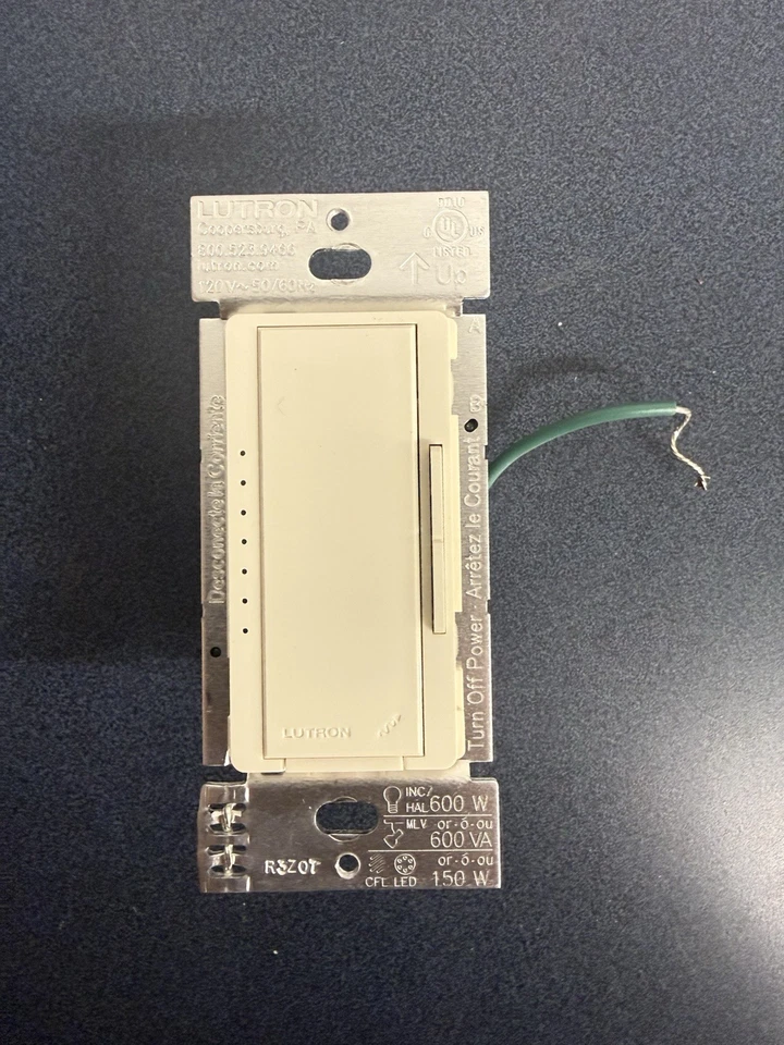 Atenuador Lutron RRD-6CL Light Almond Ra2 Foto 1 de 3