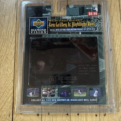 1997 Upper Deck Diamond Vision Ken Griffy Jr. Carretel Highlight lacrado de fábrica #1 - Imagem 1 de 4