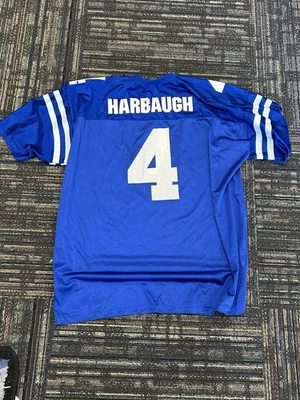 Camiseta deportiva Jim Harbaugh Indianapolis Colts vintage de la NFL para hombre con logotipo 2xl " Foto 1 de 4