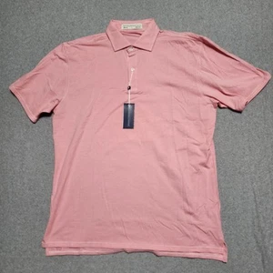 HOLDERNESS & BOURNE The Hunter L Kurzarm Poloshirt Rosa/Weiß Gestreift Neu - Bild 1 von 11
