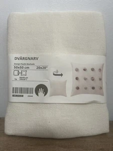 Ikea DVÄRGNARV Pillow Cushion Cover 20" x 20" Multicolor/Handmade Pompon - NEW - Picture 1 of 5