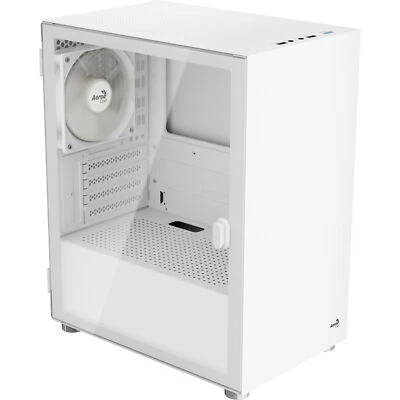 Aerocool CS-111-G-WT-v1, Tower-Gehäuse, weiß - Bild 1 von 4