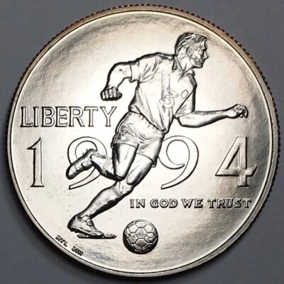 1994-D World Cup Soccer Half Dollar - Uncirculated (UNC) KM#246 - HDC94D-PC - Image 1 of 4