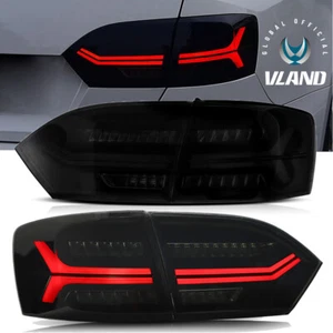 SOMKED LED Tail Lights For 2011-2014 Volkswagen VW Jetta w/Sequential Turn Sig. - Picture 1 of 13