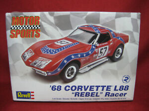 1968 Chevy Corvette L88 427 Rebel Racer '68 Revell 1:25 Model Kit Racing Car