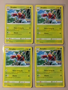4x Ariados 007/078 & 4x Spinarak 006/078 Pokemon GO card NM - Picture 1 of 2