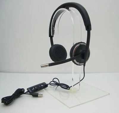 Cuffie Stereo USB Plantronics Blackwire C520-M Usate Per Microsoft Lync - Immagine 1 di 2