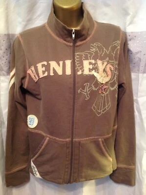 GREAT LADIES HIGH QUALITY HENLEY ZIP UP JACKET, SIZE S/M, COTTON STRETCH,VGC - Image 1 of 4