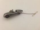 Sports Car XK 120 Roadster ref103 3D CAR Tack Tie Pin With Chain