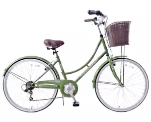 Heritage Classique 26" Wheel Ladies 16" Frame Green Dutch Traditional Bike - Picture 1 of 12