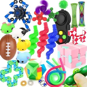 Fidget Toys, 28 Pack Sensory Toy Set Relieves Stress and Anxiety for Children Ad - Picture 1 of 5