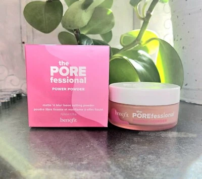 Benefit The Porefessional Power Powder Matte N Blur Loose 0.28oz Full Size NIB! - Image 1 of 2