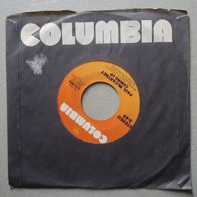 Paul McCartney & Wings Coming Up, Lunch Box/Odd Sox Vinyl 45 Columbia VG 9-115 - Image 1 of 3