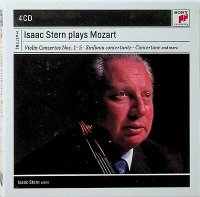 Isaac Stern plays Mozart- Violin Concertos No.1-5/Sinfonia Concertante 4-CD NEW - Image 1 of 2