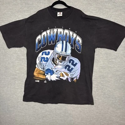Camisa De Colección Dallas Cowboys Riddell Emmitt Smith #22 Gráfico XXL 1994 Foto 1 de 4