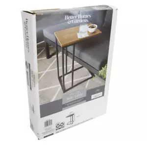 Better Homes & Gardens Wooden Side C Table 21.3" High 15.9" Long - NIB - Picture 1 of 7