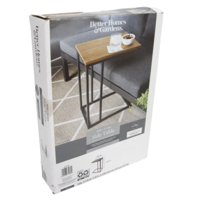 Better Homes & Gardens Wooden Side C Table 21.3" High 15.9" Long - NIB - Image 1 of 4