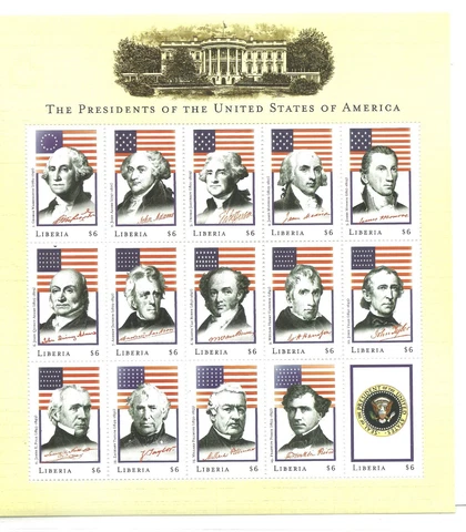 Liberia U.S. Presidents Cover