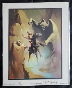 Ken Kelly 1976 Signed & Numbered Print - The Valley of Shadows - #73/100 - Picture 1 of 2