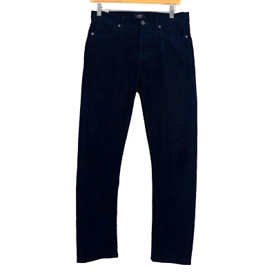 Pantalones de pana al tobillo Citizens of Humanity Harlow para mujer azul marino talla 27 tiro medio ajustados Foto 1 de 4