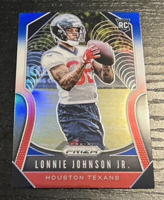 2019 Panini Prizm Lonnie Johnson Jr Rookie Red White & Blue Prizm - Image 1 of 2