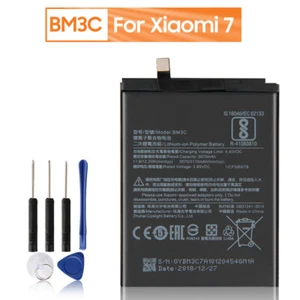 Batteria di ricambio originale BM3C per Xiaomi 7 MI7 batterie telefono 3170mAh - Foto 1 di 6
