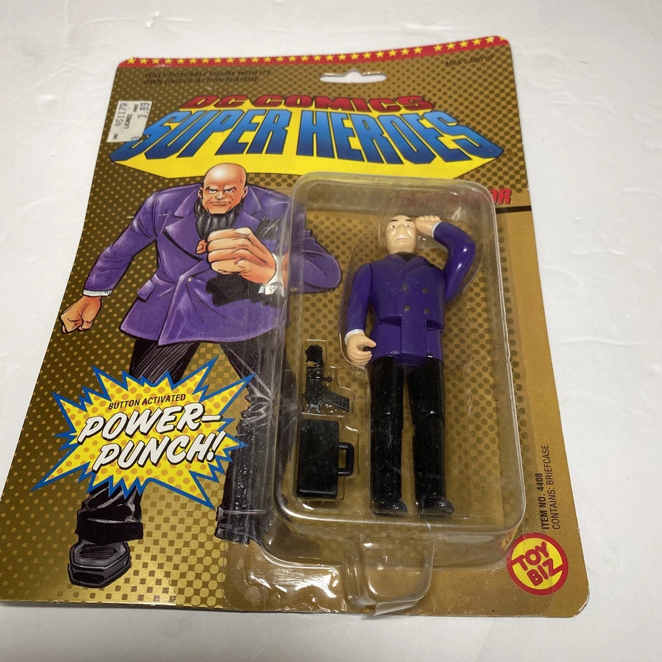 Vintage DC Comics Super Heroes Lex Luthor Action Figure Toy Biz 1989