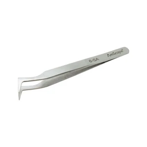 AmScope High Precision 4 3/4 in. Pinzas de punta fina en ángulo - envío gratuito - Imagen 1 de 3