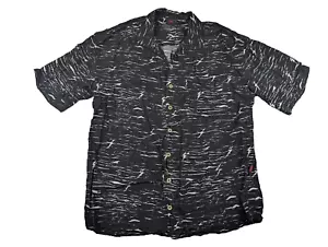 Quicksilver X Stranger Things Men's NETFLIX Button Up Short Sleeve Size M - Picture 1 of 6