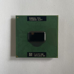 Intel Pentium M CPU 1.6GHz 2MB Cache 400MHz 725A Socket mPGA478C Processor SL89T