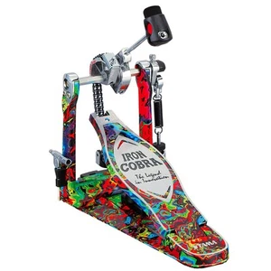 TAMA Iron Cobra 900 Power Glide Bass Drum Pedal, Marble Psychedelic Rainbow 50th - Picture 1 of 7
