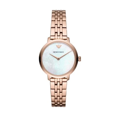 Womens Wristwatch EMPORIO ARMANI MODERN SLIM AR11158 Steel Gold Rose White - image 1 of 2