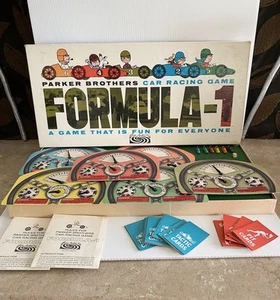 Formula 1 Vtg Board Game Parker Brothers Car Racing Game 1963 - Picture 1 of 24