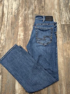 Silver Jeans Co. Mens 32x34 Gordie Loose Fit Straight Leg Blue Jeans Nice - Picture 1 of 18