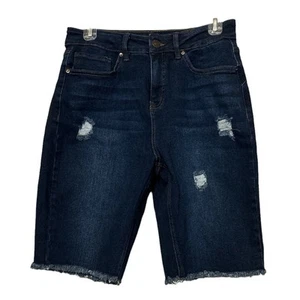 Women’s Stretch Denim Bermuda Shorts Size 12 - Picture 1 of 5