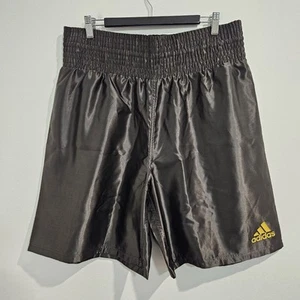 Adidas Black Boxing Shorts Mens Size Large MMA Combat Sports Training Fighting - Imagen 1 de 10