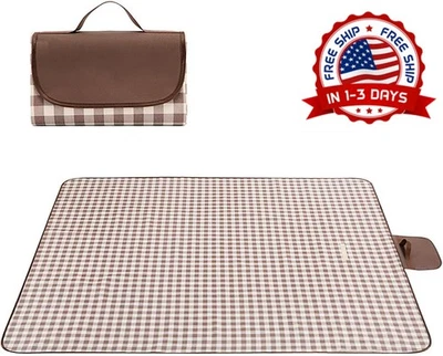 Mantas De Picnic Familiares Al Aire Libre Impermeables Y Duraderas Con Correa - Изображение 1 из 4