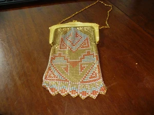 20er Jahre Art Deco Whiting Davis Mesh "Elasah" Geldbörse "Unikat" - Bild 1 von 5