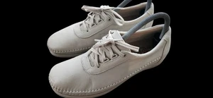 SAS Traveler Bone( Bisque) Leather Tripad Comfort Shoes Wo's Sz 7.5 Narrow $185  - Picture 1 of 8