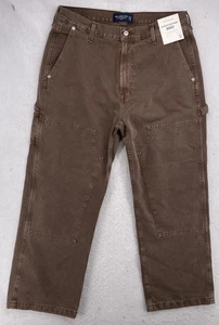 Abercrombie & Fitch Authentic Rigid Denim Baggy Jeans Herren 32x30 hellblaue Waschung - Bild 1 von 15