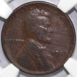 1922 1c No D Strong Reverse NGC VF 30 - Picture 1 of 5