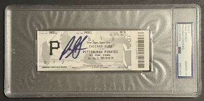 PAUL SKENES Signed Auto Debut Ticket 5/11/24 PSA 10 Auto MLB Authenticated - Image 1 of 2