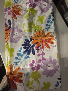 Max Studio Shower Curtian Colorful Floral Pattern 68x72" - Picture 1 of 12