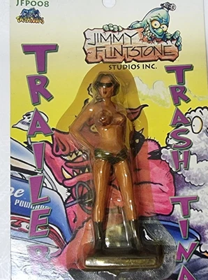 Jimmy Flintstone Trailer Trash Tina #JFP008 1:18 Figur NEU OVP - Image 1 of 2