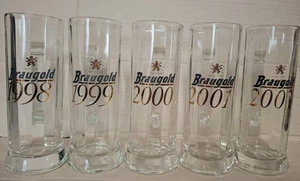 5 x Braugold Jahresglas 1999 - 2002, aus Nachlass, Konvolut, für Sammler  - Bild 1 von 6