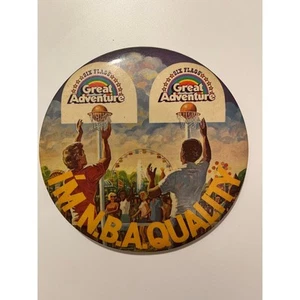 vintage Six Flags Great Adventure "I'm NBA Quality" button - Picture 1 of 6