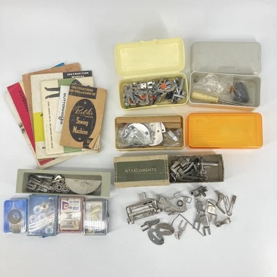 Lot Vintage Singer Greist Domestic Sewing Machine Attachments Accessories Parts - Image 1 of 4