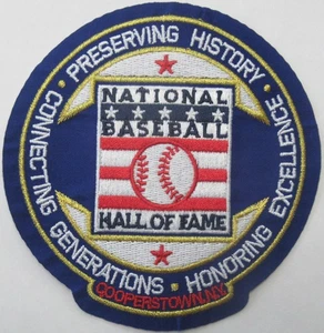 Parche de camiseta con logotipo redondo Cooperstown de inducción al Salón de la Fama del Béisbol Nacional MLB - Imagen 1 de 1